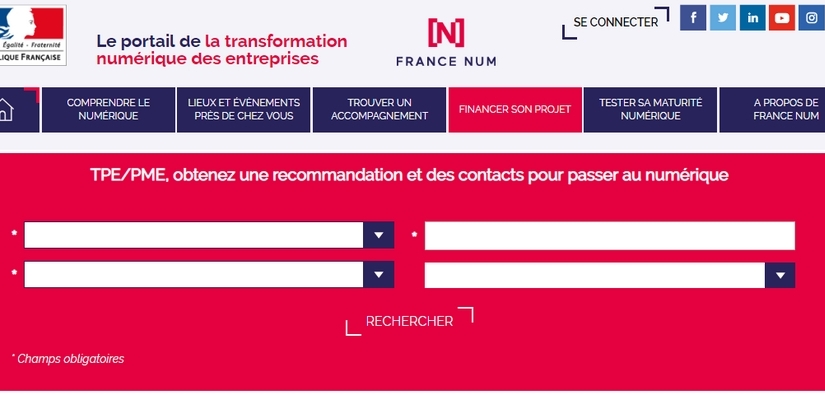 Le portail de la transformation numérique des entreprises FRANCE NUM au banc d'essai